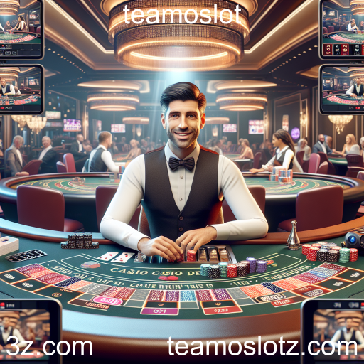 A Emoção do Cassino Ao Vivo no Teamoslot